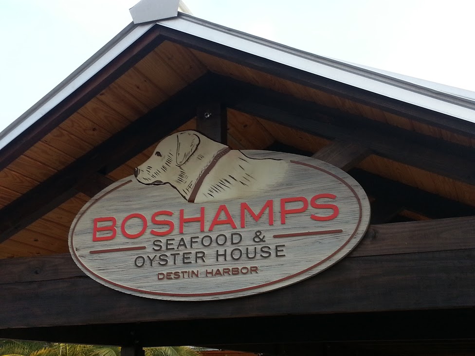 boshamps oyster house sign